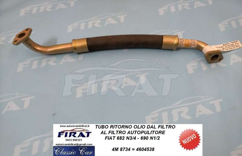 TUBO RITORNO OLIO FIAT 682 N2/4 - 690 N1/2 (8734)